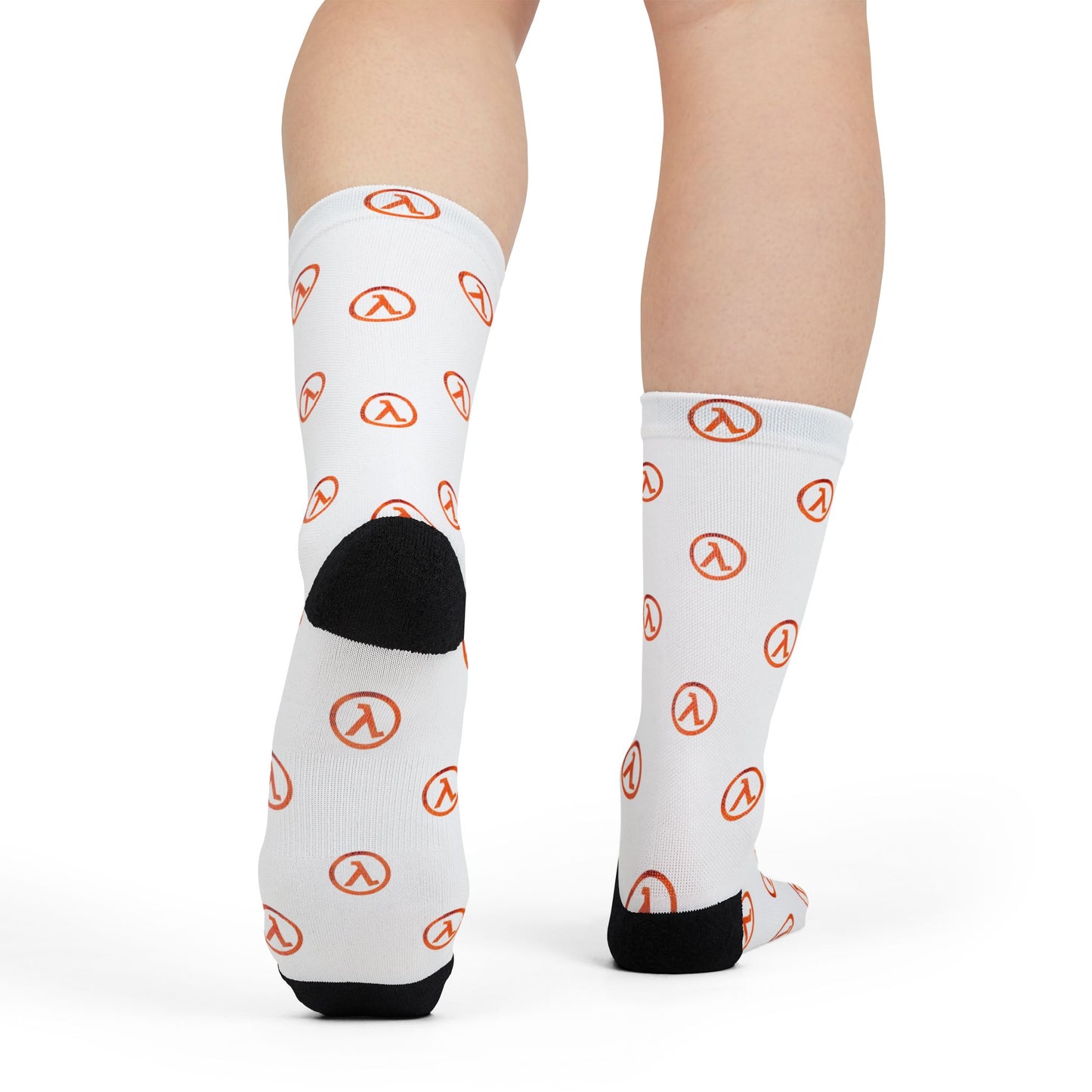 Calcetines Half-Life Símbolo Lambda para Fans de Videojuegos Retro