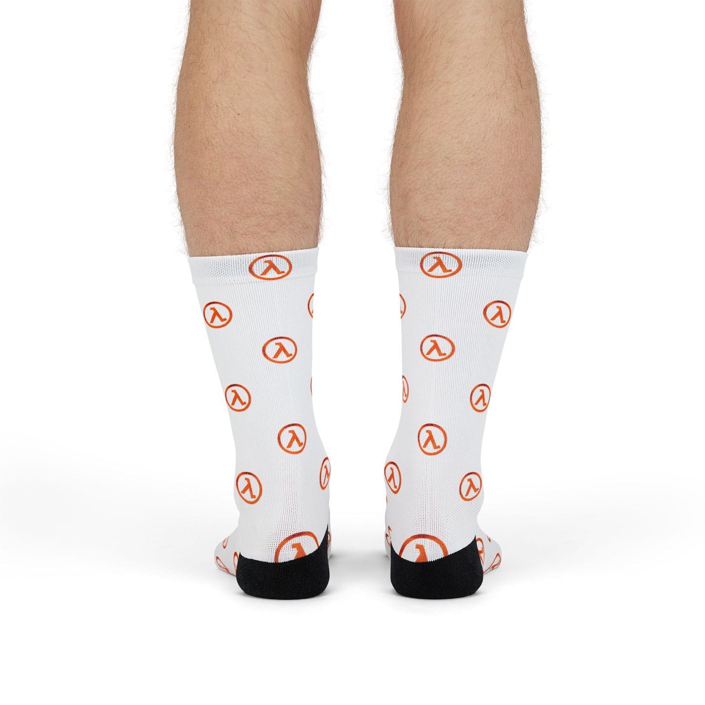 Calcetines Half-Life Símbolo Lambda para Fans de Videojuegos Retro