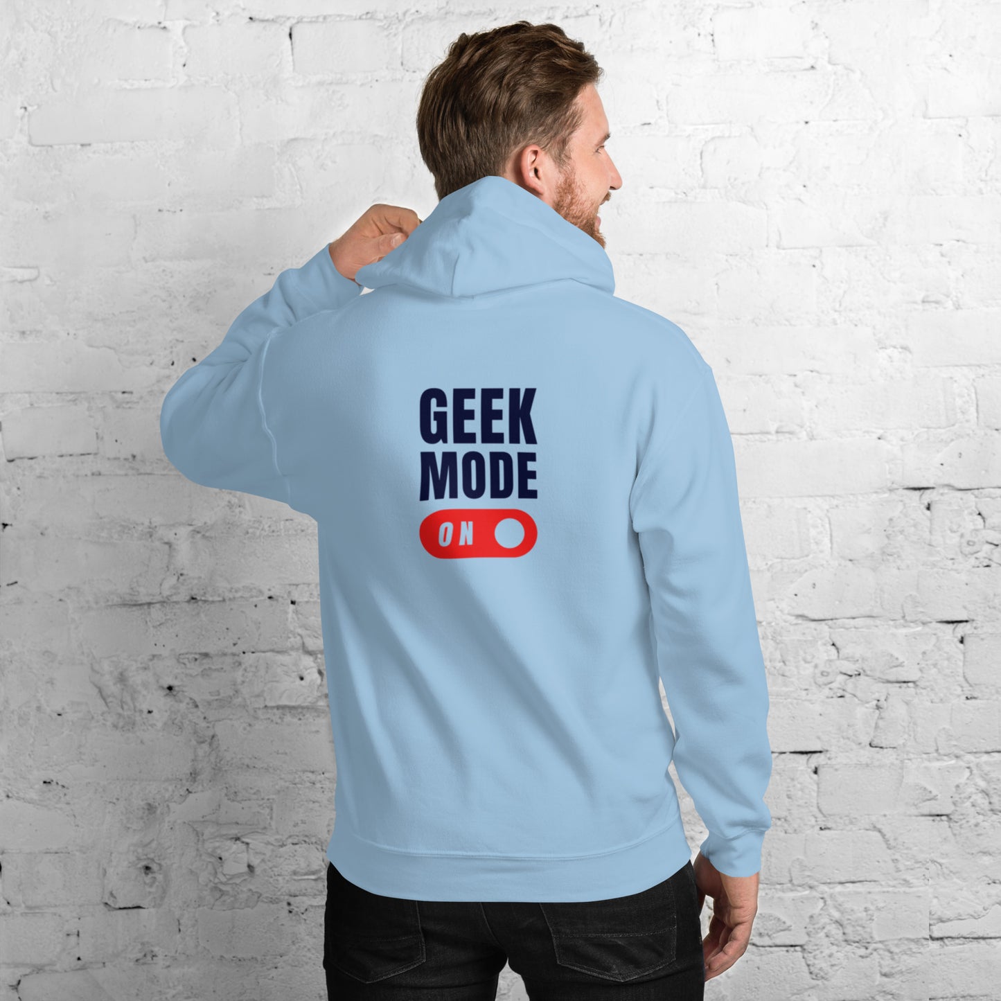 Geek Mode ON Unisex Kapuzenpullover