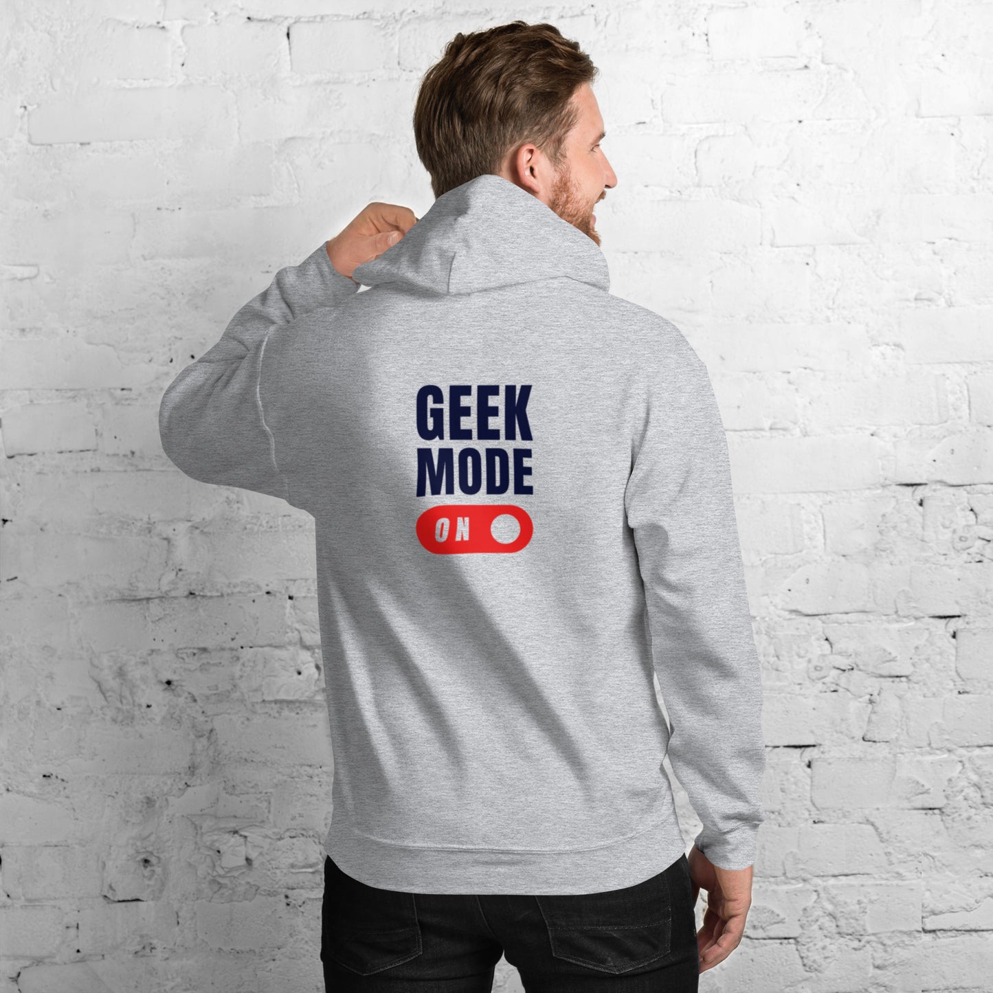 Geek Mode ON Unisex Kapuzenpullover