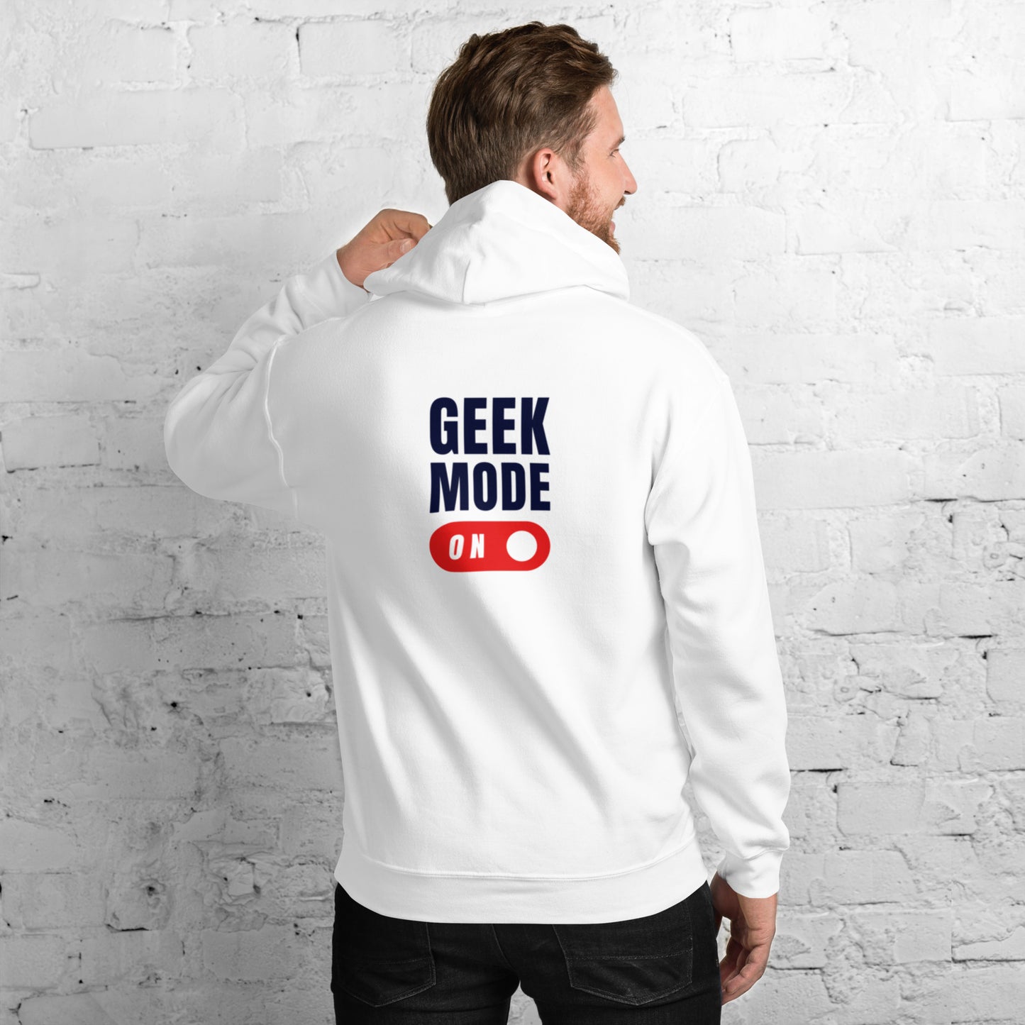 Geek Mode ON Unisex Kapuzenpullover