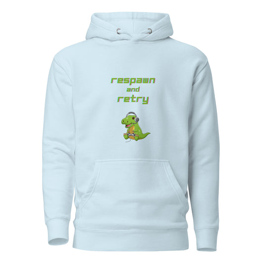 Sudadera unisex Respawn and Retry - Fanatic Craft